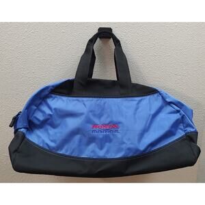 Honda Marine Duffle Travel Bag Carry On Blue Black Trim B18